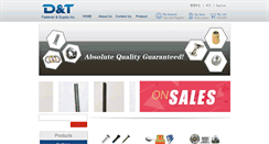 Desktop Screenshot of dandtfastener.com